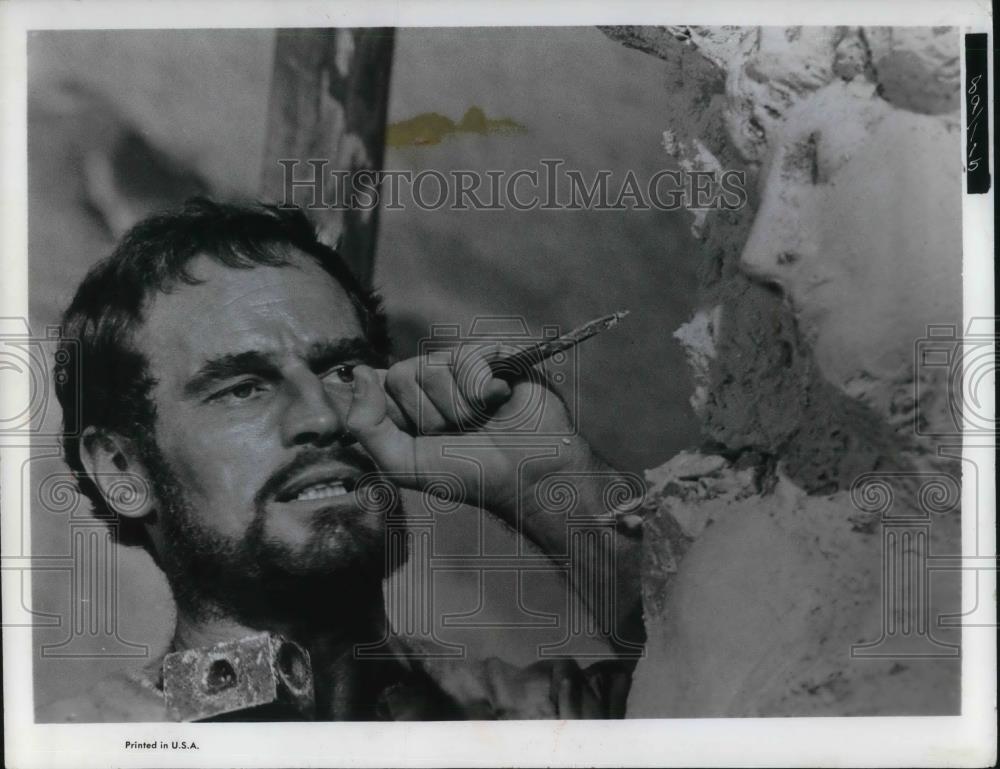 1965 Press Photo Carlton Heston stars in The Agony and the Ecstasy - cvp20729 - Historic Images