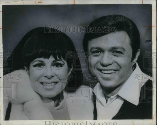 1968 Press Photo Eydie Gorme and Steve Lawrence - cvp23209 - Historic Images