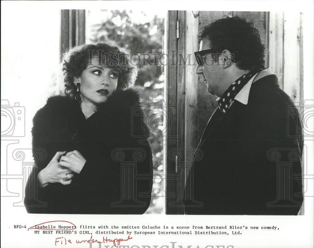 1967 Press Photo Isabelle Huppert in MY BESTFRIEND'S GIRL - cvp26121 - Historic Images