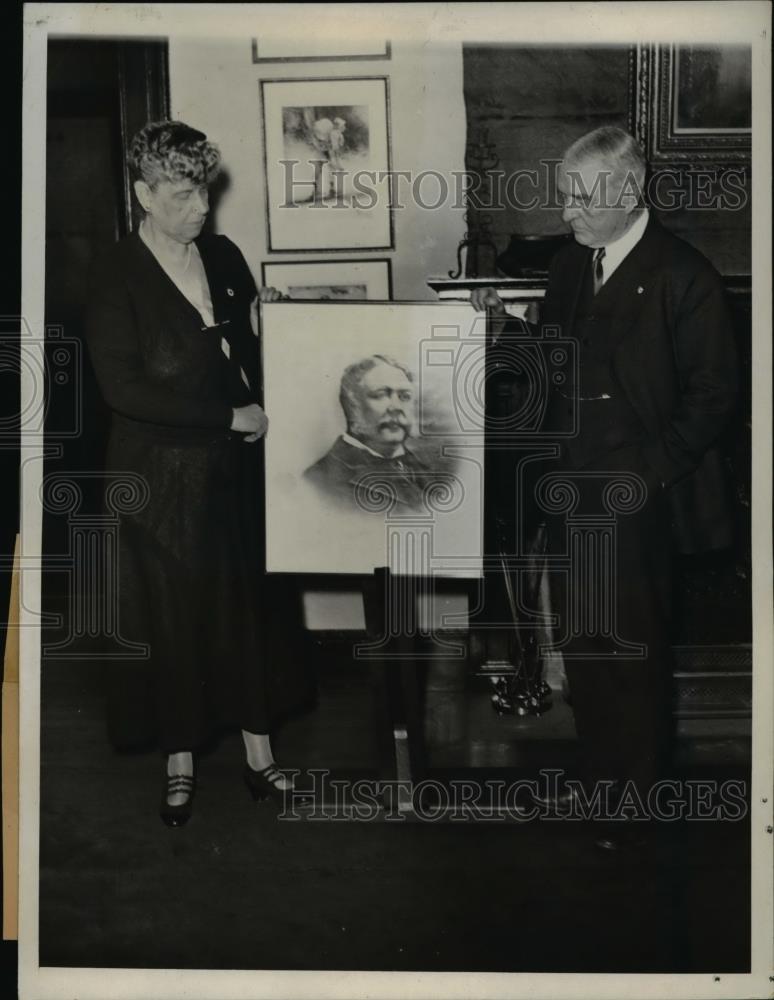1932 Press Photo Red Cross Mabel Boardman, John B Payne honor ex pres Arthur - Historic Images