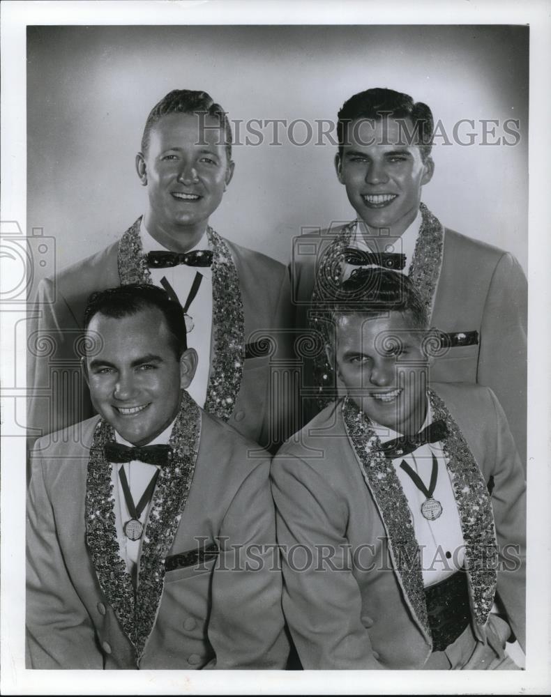 1965 Press Photo Sun Tones Quartet International Barbershop Quartet Champs - Historic Images