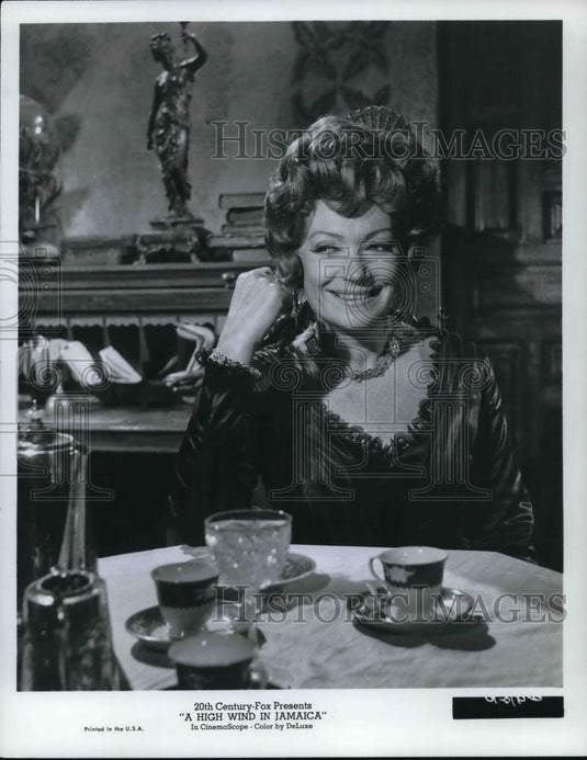 1965 Press Photo Lila Kedrova, in a High Wind from Jamaica - cvp25277 - Historic Images