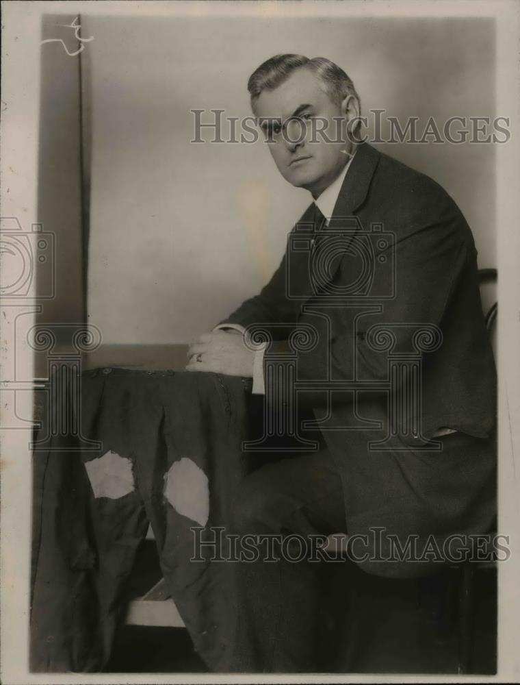 1929 Press Photo A congressman in his formal look - Historic Images