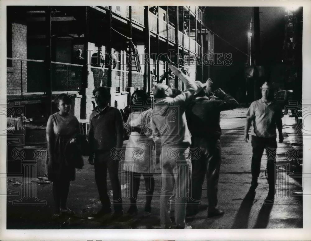 1968 Press Photo Scene from Up Tight Filming in Cleveland - cvp29228 - Historic Images