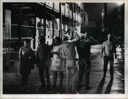 1968 Press Photo Scene from Up Tight Filming in Cleveland - cvp29228 - Historic Images