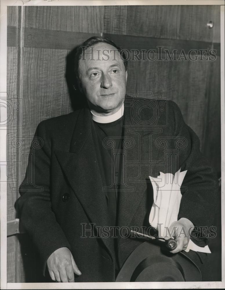 1939 Press Photo Dr. A.D. Belden, peace envoy to President Roosevelt - Historic Images