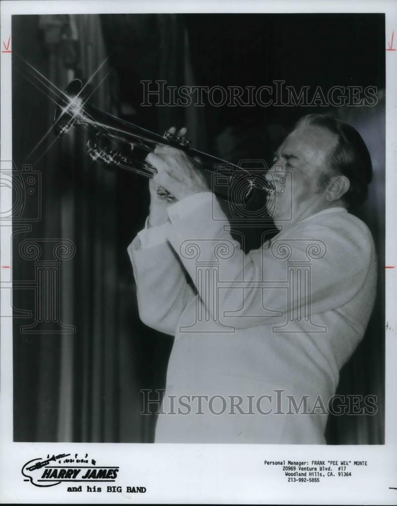 1961 Press Photo Harry James and his Big Band - cvp24787 - Historic Images