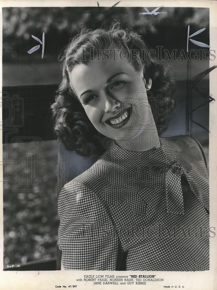 1947 Press Photo Noreen Nash in RED STALLION - cvp26175 - Historic Images