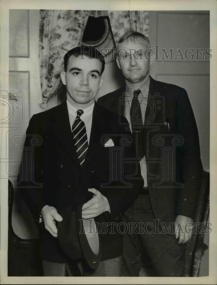 1934 Press Photo Athur Wilson wanted for the murder of Mrs. Irene Debolt - Historic Images