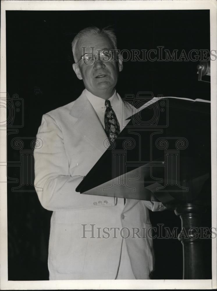 1939 Press Photo Walter D. Head, headmaster of Montclair Academy - Historic Images