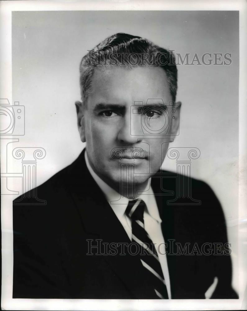 1960 Press Photo Studebaker Packard Corp LE Minkel VP of marketing - Historic Images