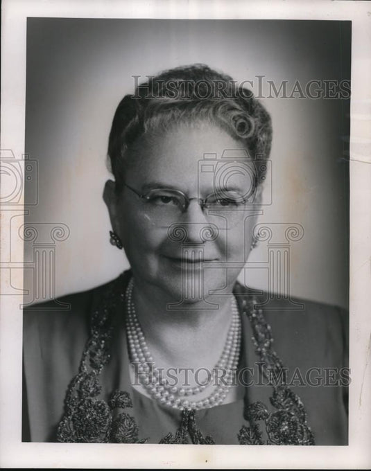 1952 Press Photo. Clara Westropp to head county savings and loan in Cleveland. - Historic Images