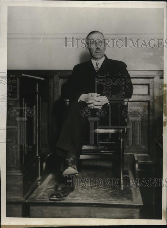 1930 Press Photo Maj Charles Shepard on Trial For Murdering Wife - Historic Images