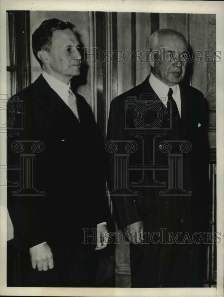 1943 Press Photo Norman Armour with Vicealmirante Storni - Historic Images