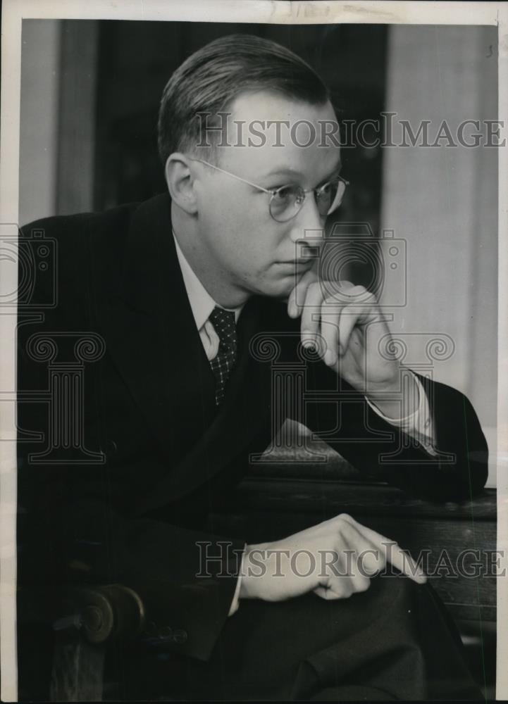 1940 Press Photo Carl Erickson, said to have the highest intelligence on trial - Historic Images