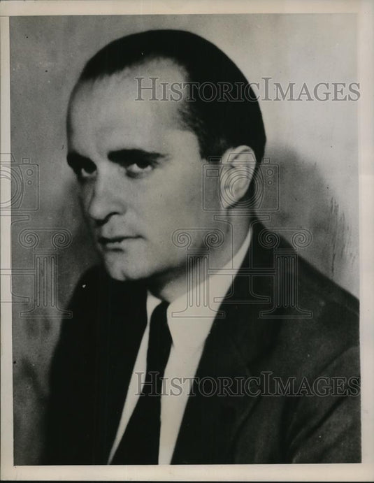 1938 Press Photo Herman Welker Attorney Werser Idaho - Historic Images