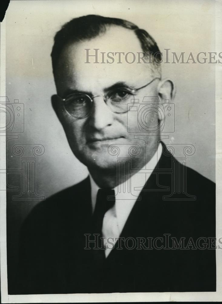 1933 Press Photo Lieut. Gov. A.W. Hockenhull of New Mexico - Historic Images