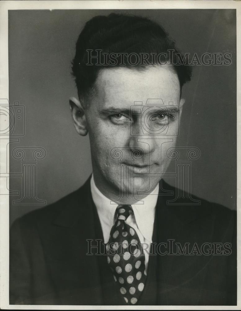 1931 Press Photo Detective Ralph Kennedy - Historic Images