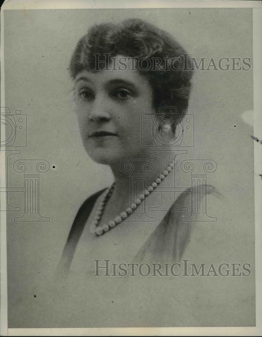 1933 Press Photo Askel Wichfeld wife of 1st secretary to Danish legation - Historic Images