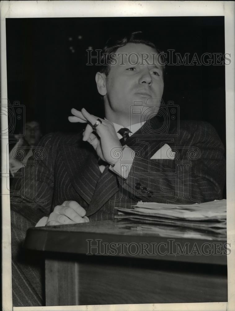 1943 Press Photo Nelson A. Rockefeller - Historic Images