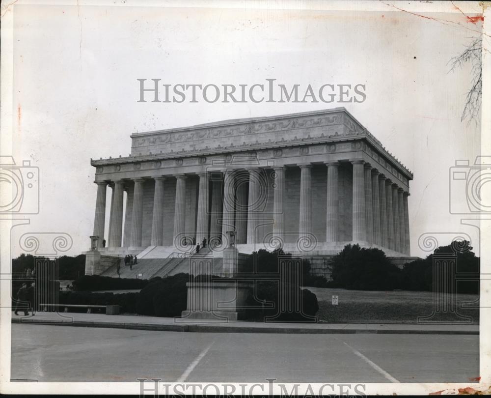1944 Press Photo Lincoln Memorial Washington D.C. - Historic Images