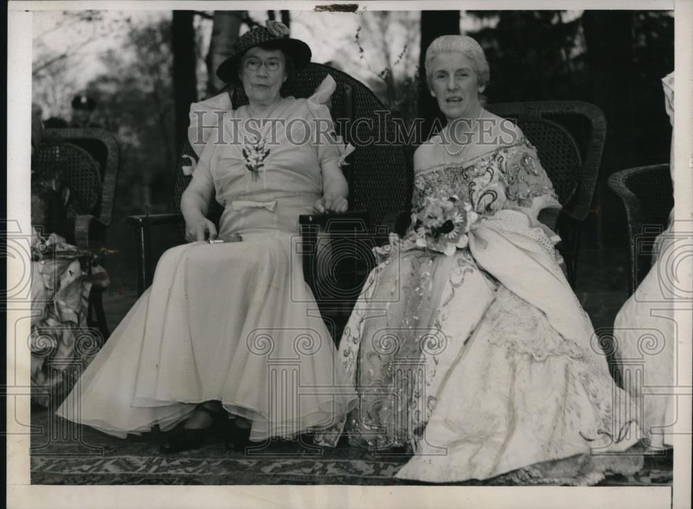 1937 Press Photo Ceremonies celebrating the Centenary of Mt. Holyoke College - Historic Images