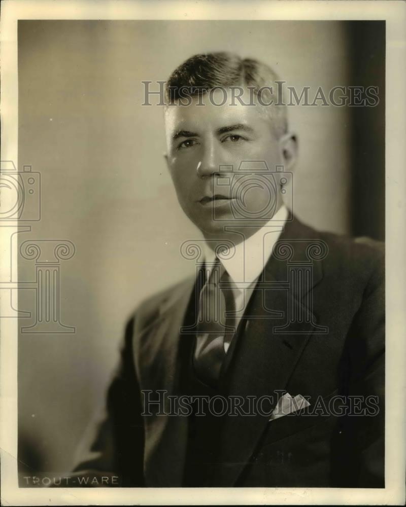 1939 Press Photo C.M. White Vice President of Operations Republic Steel Corp. - Historic Images