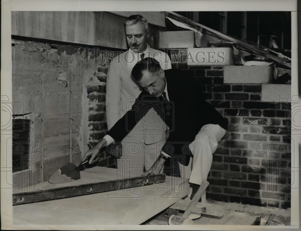 1939 Press Photo Bethesda Thomas Parren Homer T Bone Cancer Institute Bethesda - Historic Images