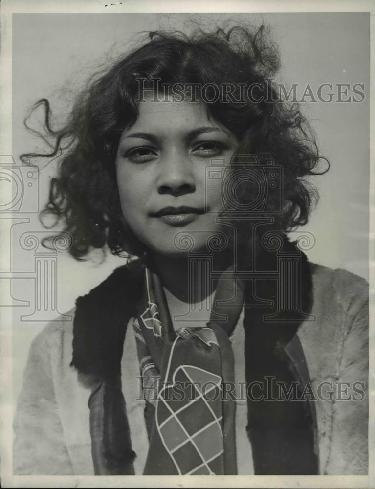 1932 Press Photo Inez Gomez graduated and learned English in L.A. School - Historic Images