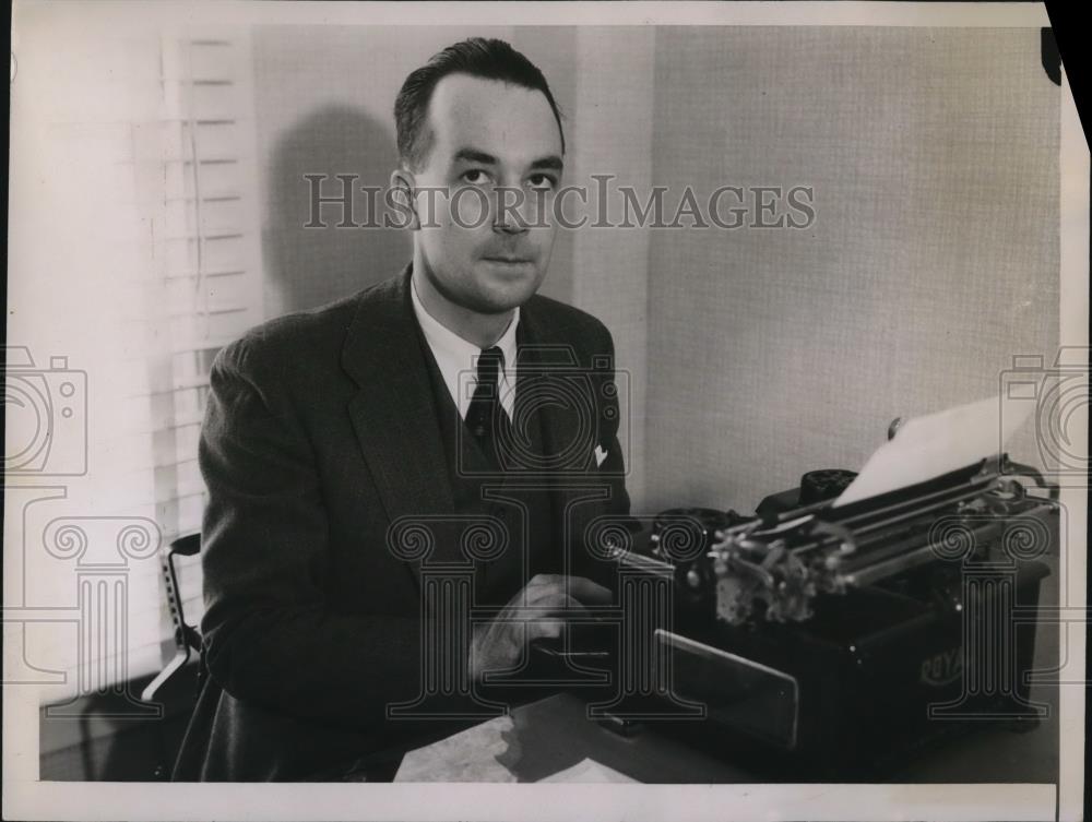 1936 Press Photo David Lamson Stanford Univ grad on murder charge in Calif - Historic Images