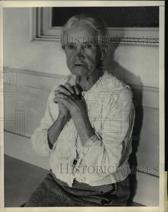 1936 Press Photo Elizabeth English Found Herself in Jail - Historic Images