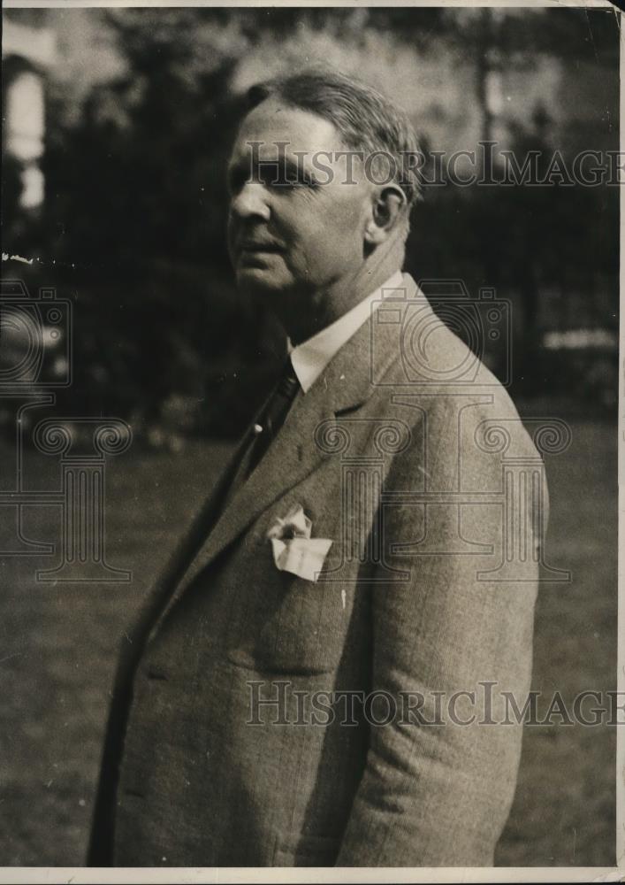 1928 Press Photo S.C. Vessy Cleveland president of Foundry Equipment Men's Assoc - Historic Images