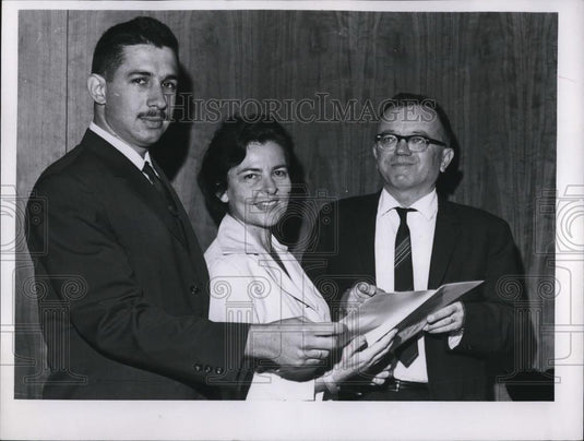 1967 Press Photo Akiva Hi Teachers from Israel - Historic Images