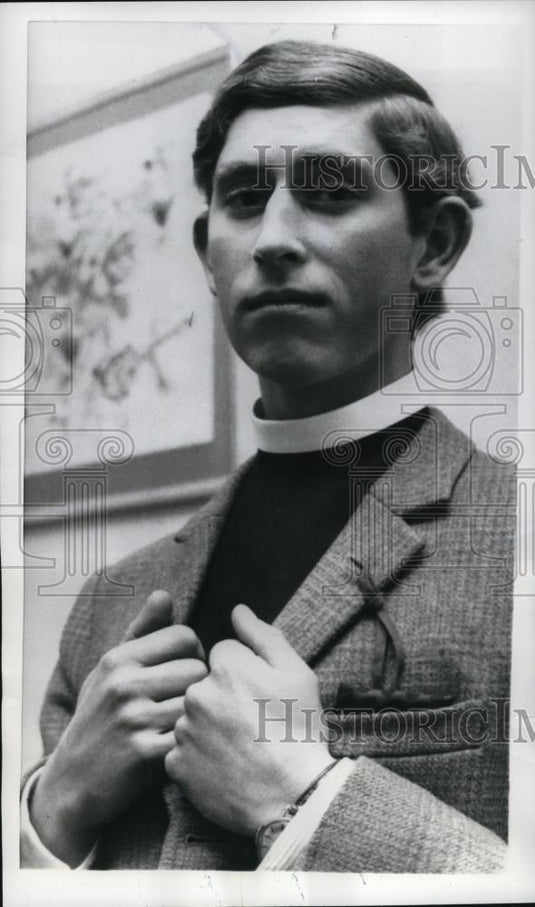 1968 Press Photo Britain's Charles during the Cambridge University play - Historic Images