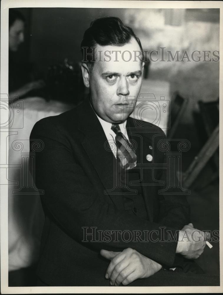 1936 Press Photo Ralph Holland of Ohio, State Secretary for Socialist Party - Historic Images