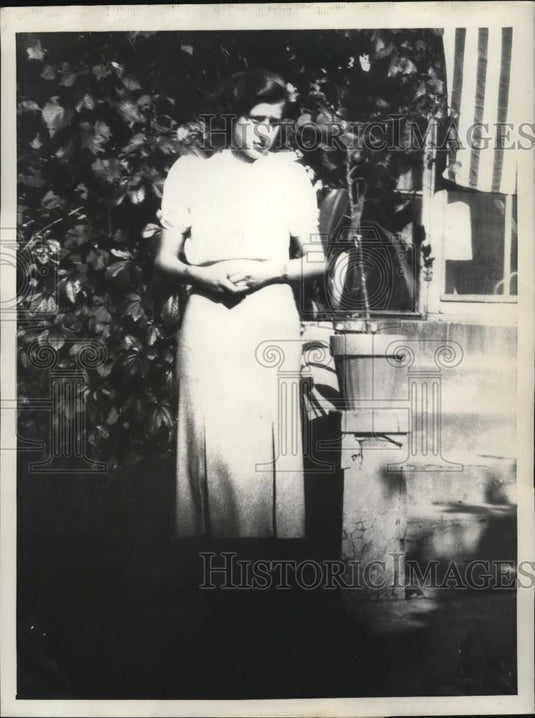 1933 Press Photo Miss Virginia Woodson, daughter of W.W. Woodson - Historic Images