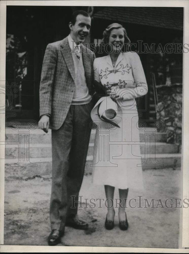 1938 Press Photo Mrs.Agnes Pyne Bacon married John R.McLean in Reno. - Historic Images