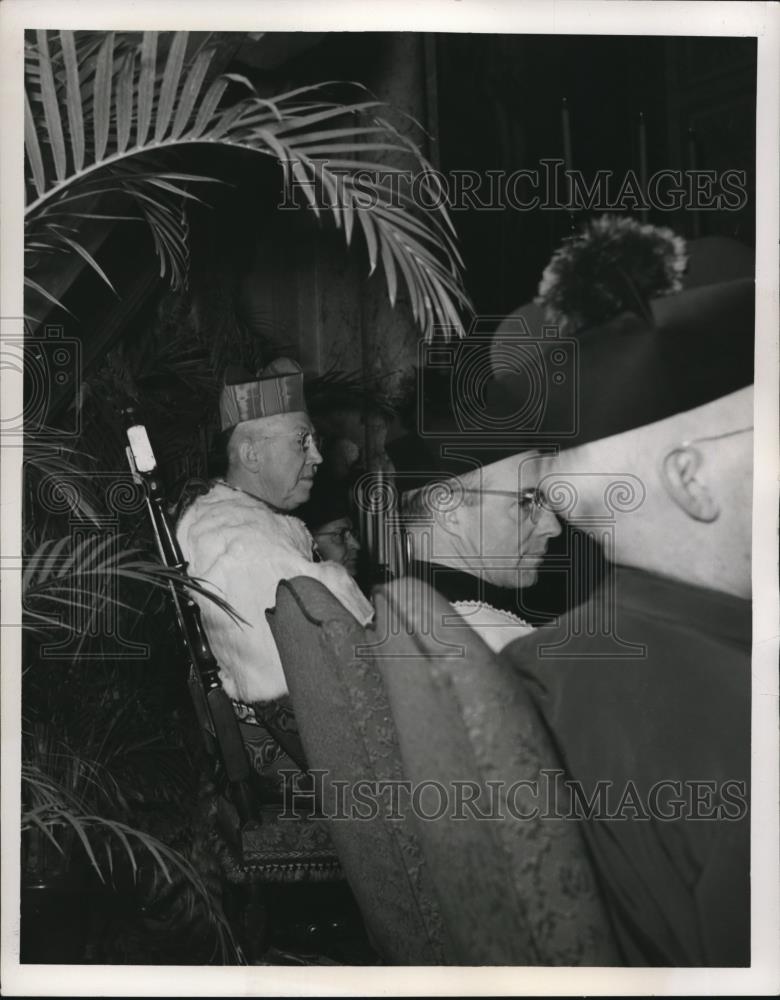 1952 Press Photo Edward Cardinal Mooney Archbishop of Detroit - Historic Images