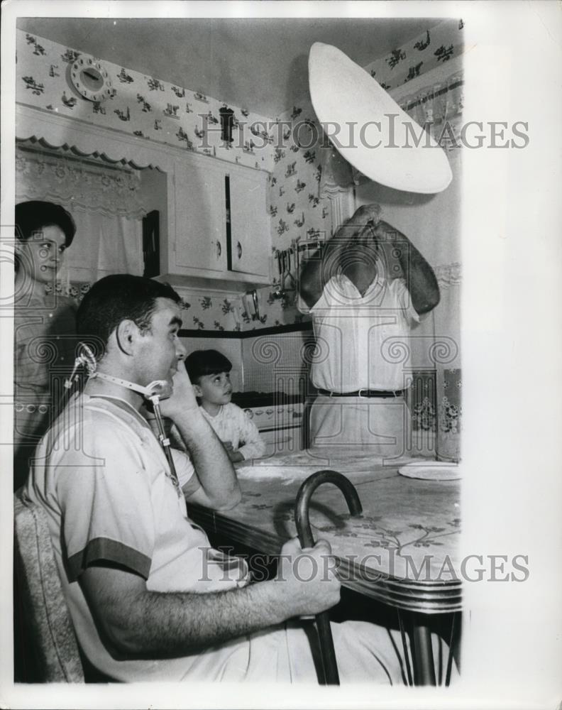 1968 Press Photo Carmine Calogero, Winner of a State Supreme Court Case - Historic Images