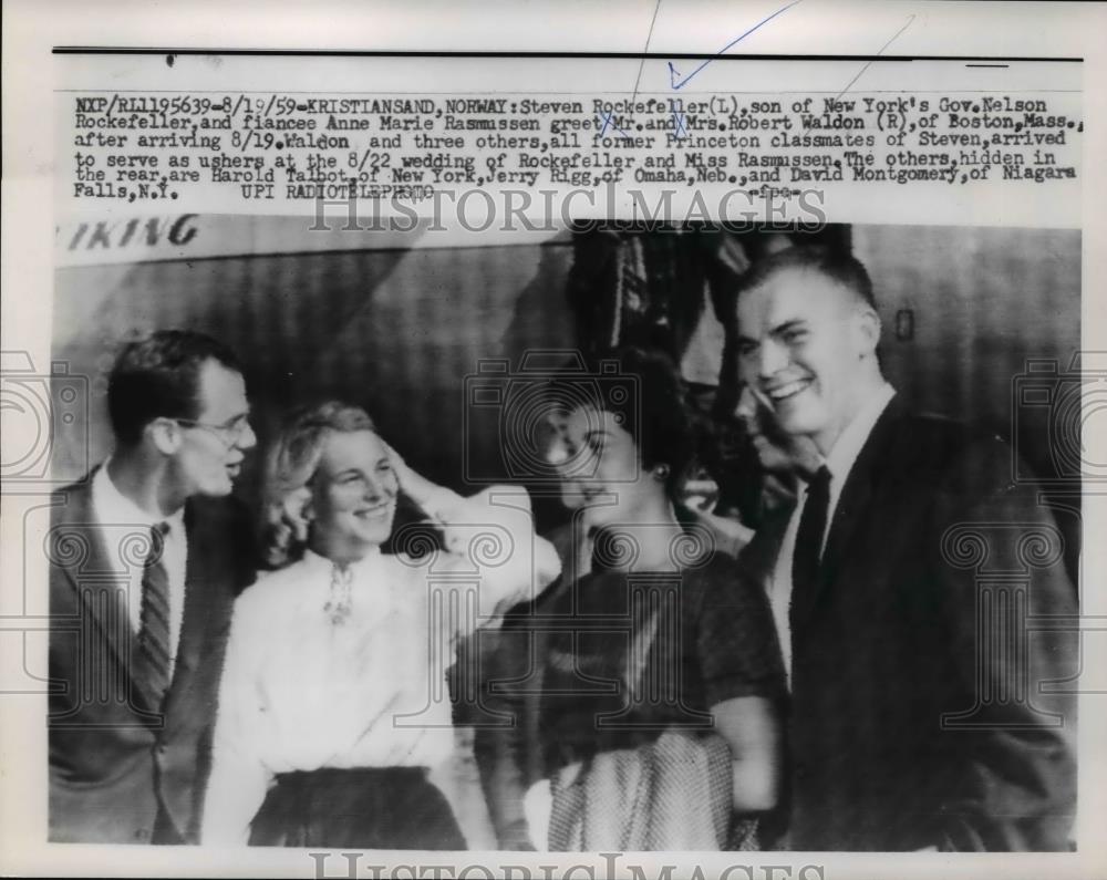 1959 Press Photo Steven Rockefeller, son of New York's Gov. Nelson Rockefeller - Historic Images