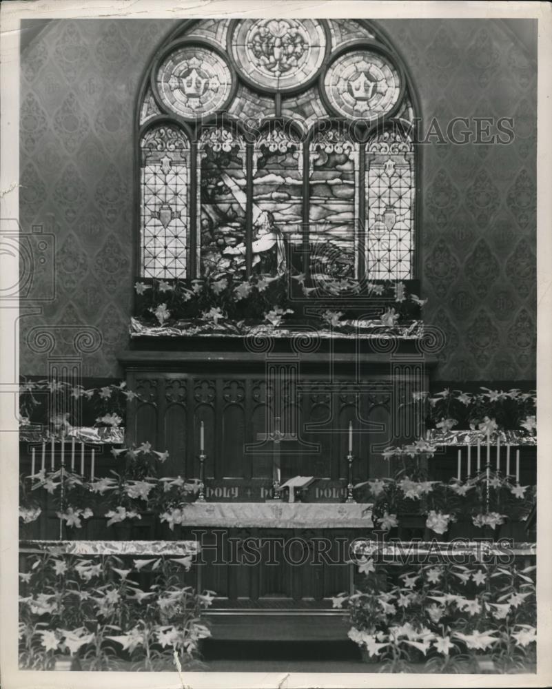 1954 Press Photo St Paul Lutheran Church - Historic Images
