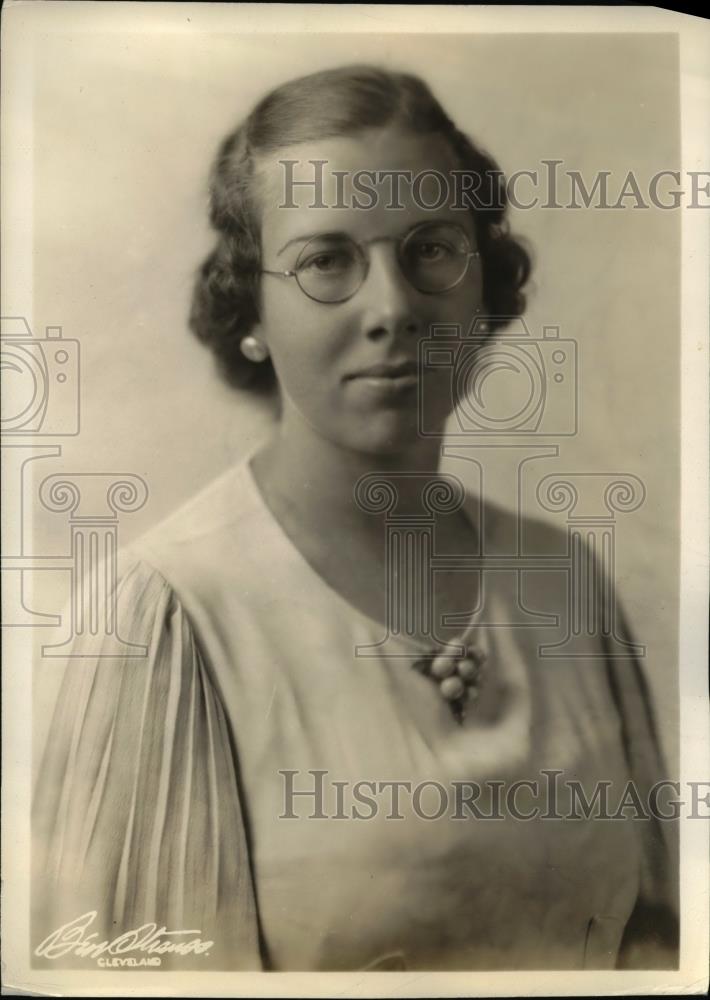 1934 Press Photo Portrait of Betsy Ann Howell - Historic Images