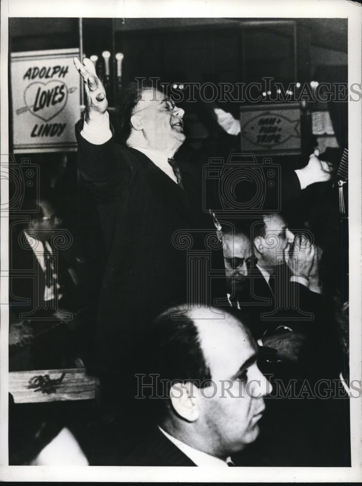 1941 Press Photo Leo Krzycki,Amalgamated Clothing Workers of America - Historic Images