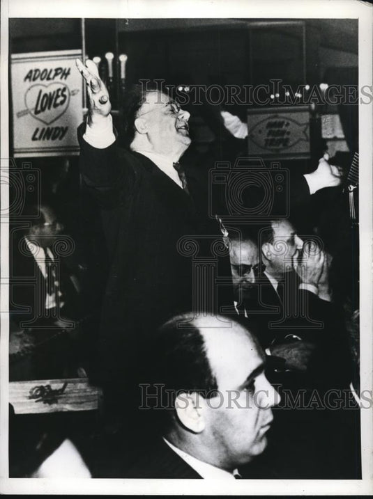 1941 Press Photo Leo Krzycki,Amalgamated Clothing Workers of America - Historic Images
