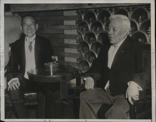 1934 Press Photo The New and Former Premier of Japan - Historic Images