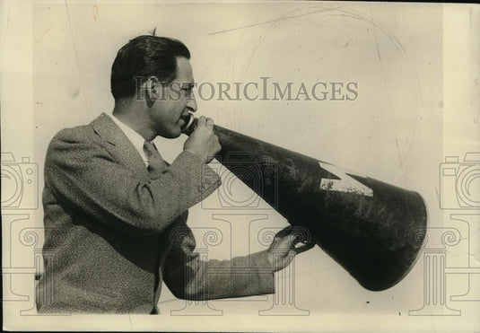 1929 Press Photo Wisconsin Coach Duke Murphy - Historic Images