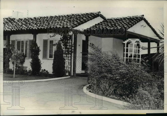 1942 Press Photo San Francisco Calif here's bungalow in San Leandro where 21 - Historic Images