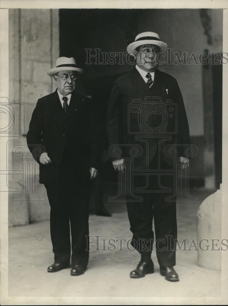 1929 Press Photo Archbishop Leopold Ruiz and Bishop Pascual Diaz - Historic Images