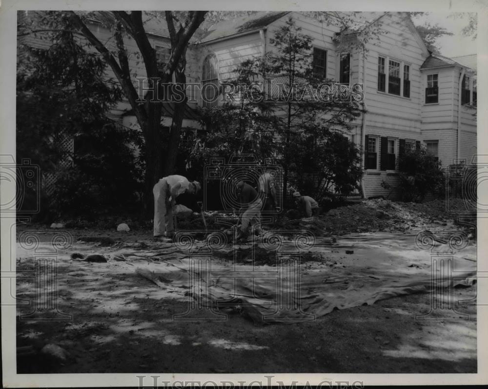 1947 Press Photo Home of Mrs. Paul Hexter - Historic Images