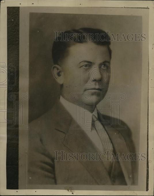 1928 Press Photo Edward Fosse, Prohibited from Marriage, Williamson County, IL - Historic Images